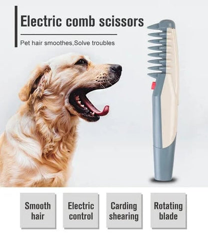 F-ELECTRIC DOG CAT COMB HAIR TRIMMING GROOMING